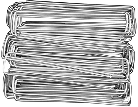 SOIMISS 30piezas Clavos para Césped Fijación de Césped Artificial Clavos de Jardín Forma para Jardinería Paisajismo y Sujeción de Telas