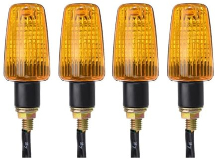 Direzione Luce 4 Pezzi Indicatore Di Direzione Universale Per Moto 6V Indicatore Di Direzione Ambra