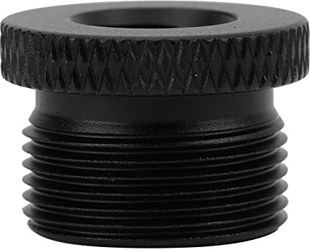 BAFOVY Mikrofonständer-Adapter, Aluminiumlegierung, 3/8 Zoll Weiblich auf 5/8 Zoll Männlich, Schraubadapter für Mikrofone und Stative (Schwarz F5A)