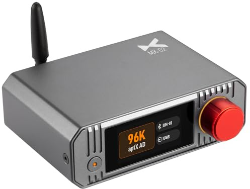 xDuoo MX-02 HD Bluetooth 5.4 Audio-Sender – LE Audio und aptX Lossless für extrem niedrige Latenz, Bluetooth-Dongle für PC/TV/CD-Player/PS5, kabelloser Lossless-Sender für Lautsprecher/Kopfhörer