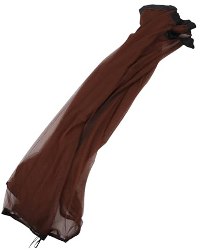Angoily Zanzariera per Ombrellone da Giardino con Cerniera Copertura in Rete Parasole 300X230 CM Porta a Zanzariera per Patio Protezione per Esterni e Campeggio