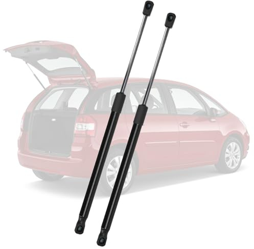 2pcs Gasdruckfeder kompatibel mit Citroen C3 Picasso 2008-2015, Exakte 440N Heckklappendämpfer für sanftes Öffnen, 546mm Kofferraum Dämpfer kompatibel mit OE 8731S1