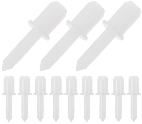 HOMSFOU 60 Pezzi Perni di Riparazione Persiane Telescopici in Plastica Kit di Sostituzione Perni per Persiane a Lamelle Accessori per Finestre Utilizzo per Riparazione ed Esterno