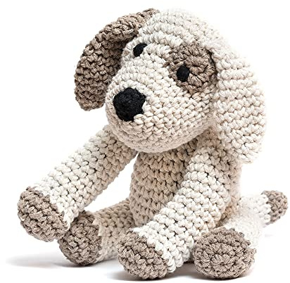 Hoooked PAK139 Häkelset Amigurumi Garn-Set Welpe Milli, Baumwolle, mehrfarbig, Einheitsgröße