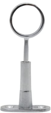 DOJA Barcelona | Supporto per Asta Armadio Rotondo | Ø25mm | 2Pz | Reggitubo Armadio Rotondo per Soffitto | Ganci Appendiabiti Rotondi da Armadio, Barra Appendiabiti, Tenda Doccia, Bastone Tenda