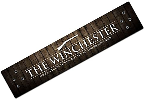 Artylicious Tapis de bar – Petit tapis de bar imprimé The Winchester F714