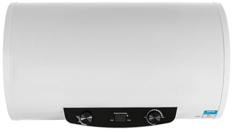 Calentador de agua eléctrico, 2000 W, 30 L, acero inoxidable, 25-75 °C, calentador de agua eléctrico, caldera horizontal con ducha de mano para cocinas, inodoros
