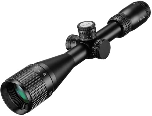 Mifhnby 4-16x44 AOE Rifle Scope Red and Green Illuminated with 20mm Picatinny Rail Mount