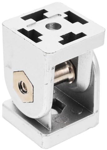 OKUMEYR Extrusionsprofilteile Aluminium Flexibles Drehgelenk Solider Verbinder Punktbeschläge Scharnier Für Maschinenbau Automatisierungstechnik Elektrotechnik