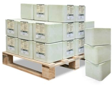 Salzlecksteine Salzleckstein Leckstein Salzstein Mineralleckstein Viehsalz Salz Für Pferde Rinder Ziegen Schafe Wild Tiere Lisal M 10kg x 30 Steine 300kg / 1 Palette KSK