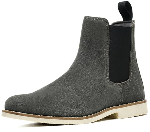 SL-Saint Botas Chelsea Clásicas Hechas a Mano Para Hombre Moda Auténtica Piel de Vaca Slip On