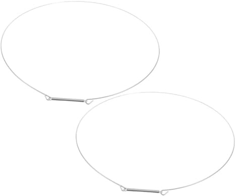 Türdichtungsringe für Waschmaschinen, 2 Stück, 36cm, Stahlscheiben | Federklemmen aus Stahlwire, Silberfarbene Ausführung, Einfache Montage, Breite Kompatibilität