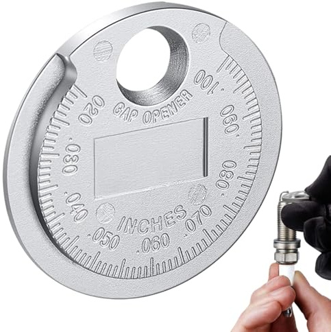 Zündkerzenlücken -Tool - 0,6-2,4 mm Zündkerzen Gapper | Münz-Zündkerzen-Gap Gauge | GAP -Einstellmesswerkzeug für Zündkerzenhülle | Draht -Zündkerzen -Sockelspalt -Messwerkzeug für Mechaniker