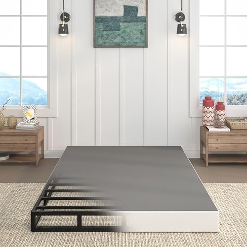 TROZULER 7 Inch King Size Box Spring, Heavy Duty Metal Mattress Foundation, 3000 lbs Capacity, High Profile, Noise-Free, Easy Assembly with Fabric Cover