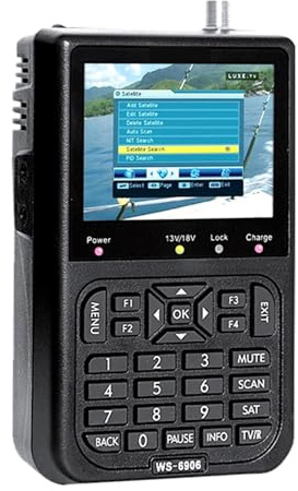 WS6906 Misuratore di segnale satellitare digitale con display LCD da 3,5 pollici Facile da localizzare
