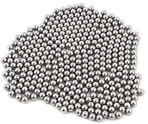 GunTuff 1000 (approx.) Pack 1/4 6.35mm 6mm Slightshot Catapult BB Ammo For Barnett Black Widow - Ideal for catapults/slingshots