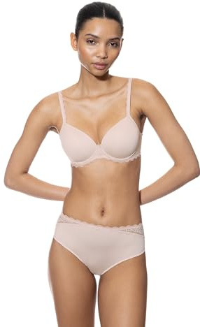 Mey Damen Bi-Stretch-BH mit Bügel Serie Amorous | Schalen-BH mit Cup, gepolstert, Mit Bügel, Spitze im vorderen Unterbrustband, Zierträger, Haken-Ösen-Verschluss