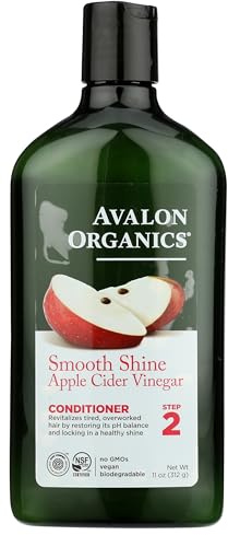 Avalon Organics - Apfelessig Conditioner - 312g - Natürliche Formel - Pflegt & entwirrt das Haar - für gesundes & glänzendes Haar