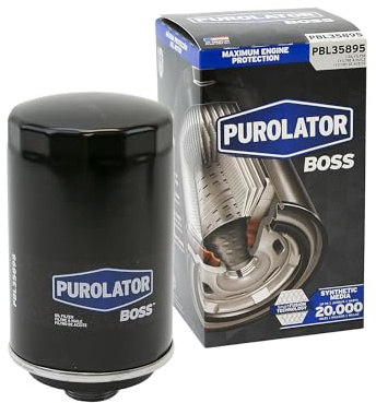 Purolator PBL35895 PurolatorBOSS Maximum Engine Protection Spin On Oil Filter Compatible With Volkswagen Tiguan, Jetta, CC, GTI, Eos, Passat, Audi Q5, A4 Quattro, A5 Quattro, Q3 Quattro, A4 and Q3