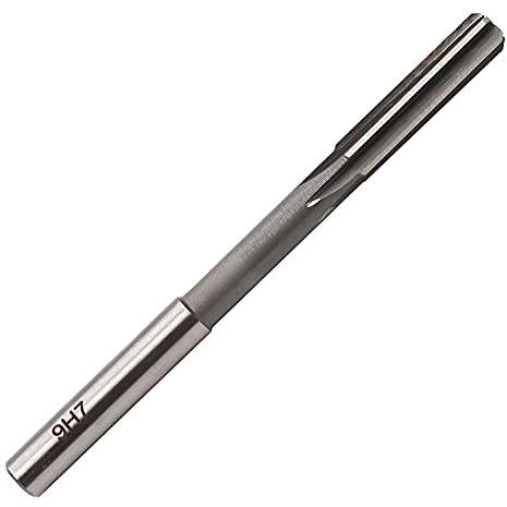 Utoolmart High Speed Steel H7 Chucking Reamer 9mm Cutting Dia Straight Shank Machine Reamers Milling Cutter Tool for Bore Drilling Machine 1pcs