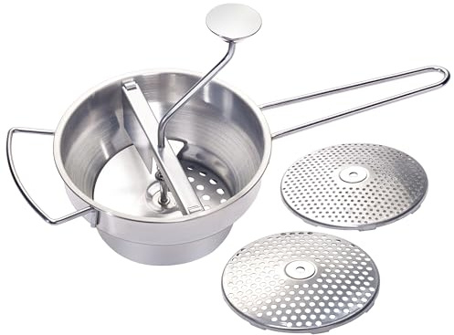 Winco 8 Stainless Steel Commercial Food Mill
