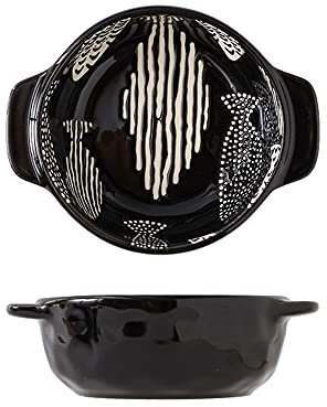 Moldes De Porcelana De 12 Oz, Juego De 2, Horno, Tazones De Pudín Para Hornear, Platos, Tazas De Soufflé, Platos, Para Crema Brulee, Postres, Microondas, Congelador Y Lavavajillas-C