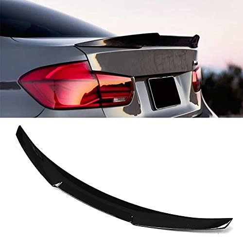 Auto Hintere Kofferraum Heckspoiler Heckflügel Spoiler, für BMW 4er F32 F33 F36 420 428 430 435 2014-2018, ABS Glossy Black Carbon Look