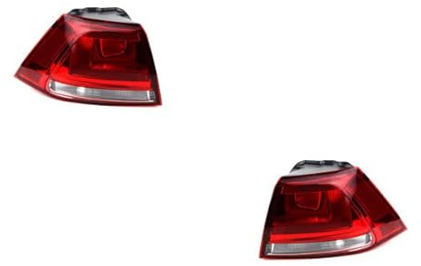 Johns, Heckleuchte Rückleuchte passend für VW Golf VII 5G1 BA5 12-16 außen Set Lin. Re.