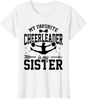 Meine Lieblings-Cheerleaderin ist meine Schwester Cheerleading Turnerin T-Shirt