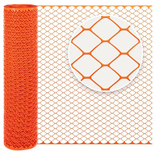 VOSS.farming PowerOFF 25m Premium Begrenzungszaun, Kunststoffzaun, Höhe 120cm - 50x50mm, orange