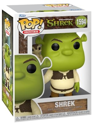 Funko POP! Movies: Shrek Dream Works 30th - Shrek med orm - Vinylfigur för samlare - Presentidé - Officiell Merchandise - Leksaker för barn och vuxna - Filmfans - Modellfigur för samlare