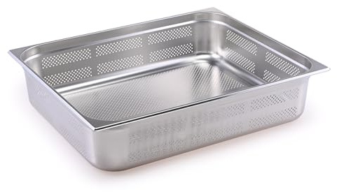 GN Behälter Gastronorm 2/1 Edelstahl perforiert (150 Millimeter)