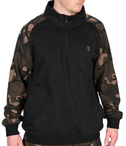 Fox LW Black/Camo QTR Zip - Angelpullover