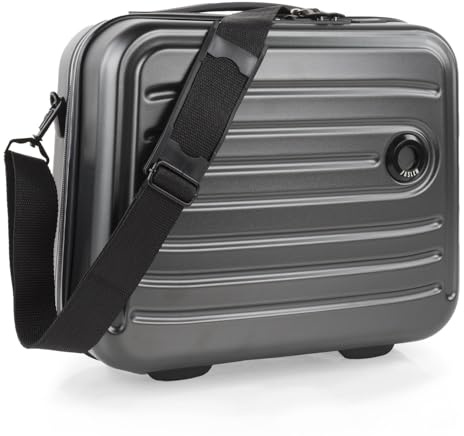 JASLEN - Kosmetikkoffer Hartschale Groß, Beautycase Damen, Trolley & Handgepäck Koffer: Beauty Case Hartschale, Kosmetik Koffer, Kosmetiktasche Groß - Ideal für Reisen!, Antrazit