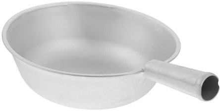 COLLBATH Mestolo Per Acqua in Alluminio Spesso Da Cucina, Paletta a Manico Corto, Grande Capacità Per Uso Domestico e Irrigazione Giardino, Utensile Pratico e Resistente Per La Casa