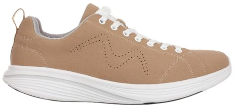 MBT M1500 Slip On Zapatillas de Deporte para Mujer con Cordones. Deportivas Caminar Anatómicas y Cómodas. Calzado Fisiológico Confort y Estabilidad con Suela Curva. Sneakers Modernas. Color marrón