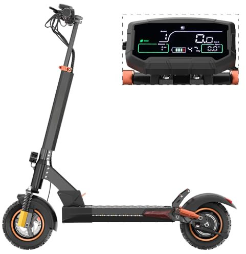 10 Monopattino Elettrico Adulto 8OOW Motore Batteria Da 48V15Ah 45-50KM Di Autonomia e Smorzamento Della Molla Scooter Elettrico Pieghevole Carico Massimo 150KG