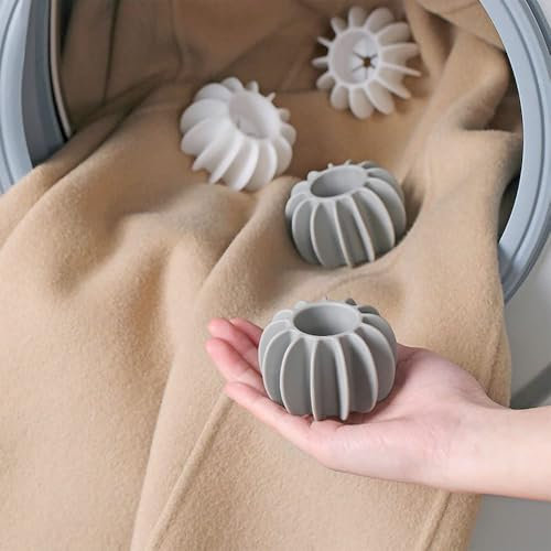 Tumble Dryer Balls (4-Pack) | Laundry Balls for Tumble Dryer | Reusable Drying Balls | Reduce Drying Time by 25% | Hypoallergenic & Eco-Friendly | Less Static & Wrinkles