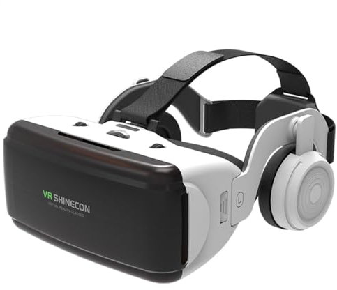 3D VR -Brille, Virtual Reality Headset - Einstellbare Virtual -Reality -HD -Objektive Brillen 3D für Handy - VR Headset & Brille Video Game Experience für Kinder und Erwachsene