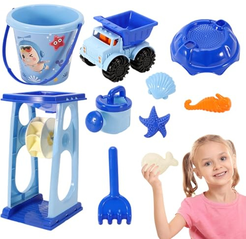 Generisch Sandspielzeug Set - Kinder Sandspielzeug Mit Schaufel | Kreatives Burgbau Spielzeug Für Camping Garten Kindergarten