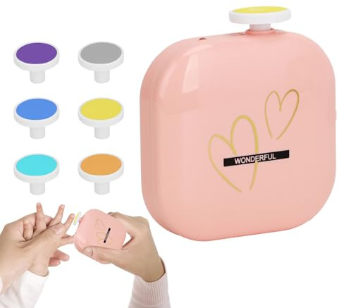 Baby Nagelknipser Elektrisch | Wiederaufladbarer Elektrischer Nagelknipser - Leises Maniküre Gerät Mit LED-Licht Für Nagelpflege Zu Hause Unterwegs