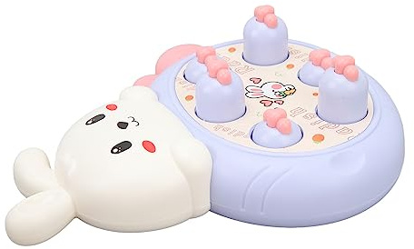 Jeu de Marteau Taupe, Jouet de Marteau à Moteur Fin Lissant Durable et Sûr pour Enfants, Antidérapant avec 2 Marteaux pour l'éducation (Purple)