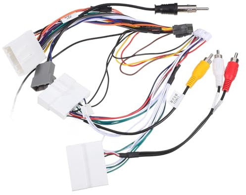 LOORGVEL Cavo di Alimentazione Supporto per Dispositivi di Navigazione a Schermo Grande per Autoradio Nero in Gomma Affidabile e Resistente per Accessori Auto