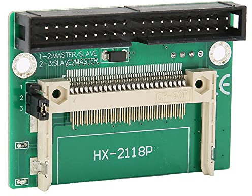 Cryfokt Convertidor CF a IDE de 40 Pines Tarjeta Adaptadora HDD Anti-emi Fuerte para Cámaras Digitales CE/