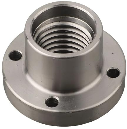 LLMWFA 2/3/4 Zoll Drehmaschinen-Frontplatte, Drehmaschinen-Flansch-Frontplatte, Holzdrehbank-Frontplatte, passend for Elektrowerkzeuge mit 1–8 TPI Gewinde(4inch)