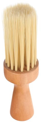 Hemobllo Bartbürste mit Holzgriff und Weichen Borsten für Männer Praktische Gesichtsrasur Bartpflegebürste Leicht und Handlich für Einfaches Styling und Tägliche Bartpflege