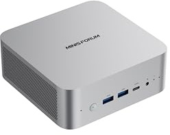 MINISFORUM AI X1 Mini PC, AMD Ryzen AI 9 HX 470 (12C/24T, fino a 5,2 GHz, 86 TOPS), Radeon 890M, 32GB DDR5 RAM, 1TB PCIe 4.0 SSD, 2x USB4, OCuLink, Quad 4K, Wi-Fi 7, 2.5GbE