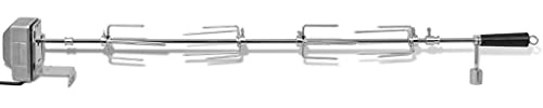Solivagant Spiedo motorizzato da rosticceria in Acciaio 1000 mm,2.88kg