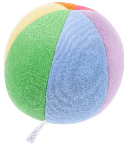 Lurrose Pelota Chirriante de Felpa para Perros, Juguete Ligero para Masticar y Cuidar Molares, Adecuado para Salud Dental y Diversión de Mascotas