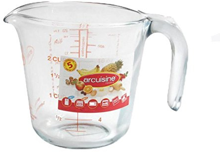 JARRA MEDIDORA VIDRIO 500 CC ARCUISINE